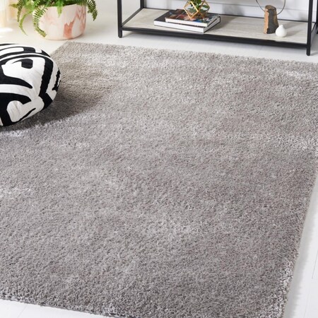 Safavieh 6 ft. 7 in. x 6 ft. 7 in. Tahoe Shag Contemporary Square Area Rug, Grey THO670H-7SQ